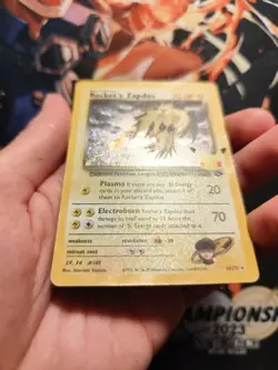 Rocket's Zapdos 15/132 Holo Pokemon card tcgCelebrations 25th Anniversary NM Gym - Image 5