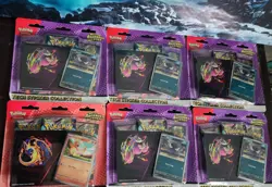 6x Pokemon Ascended Heroes 3 Pack Charmander Ghastly Sticker Blister 18 Pack Lot - Image 1