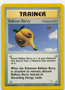 Balloon Berry 60/64 Neo Revelation Uncommon Unlimited MP Pokemon TCG - Image 1