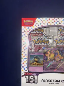 Pokemon 151 Scarlet & Violet Alakazam ex Collection Box TCG Sealed Lot of 2 - Image 4