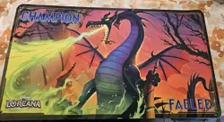 Disney Lorcana Fabled Set Championship Maleficent Playmat - Image 1