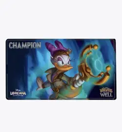 Lorcana Whispers In The Well Champion Playmat Daisy Duck Store championship NEW - Image 1