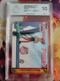 Pokemon Card Jigglypuff Misty Carddass Vending 199 Japanese PGS PSA 10 Pristine - Image 2