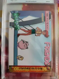 Pokemon Card Jigglypuff Misty Carddass Vending 199 Japanese PGS PSA 10 Pristine - Image 3
