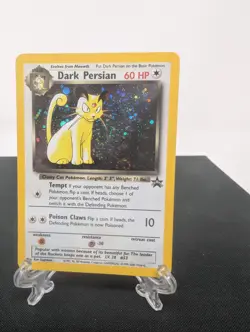 Dark Persian Pokemon Card WOTC Black Star Promo #17 Holo Rare 2000 LP - Image 1