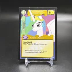 My Little Pony Princess Celestia Equestrian Leader #190 UR Foil Card MLP TCG - Image 2