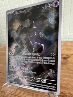 Pokemon TCG Mewtwo Illustration Rare SVP052 151 Black Star Promo Card - Image 4