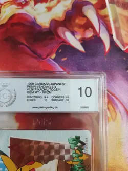 Pokemon Card 126 Pikachu Togepi Carddass Vending Holo Japan PGS PSA Pristine 10 - Image 4