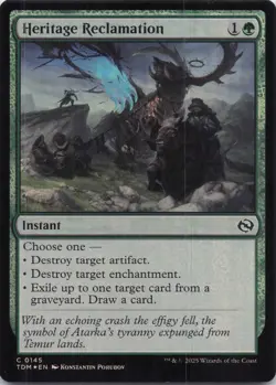 Heritage Reclamation Tarkir Dragonstorm Foil #145 NM MTG - Image 1