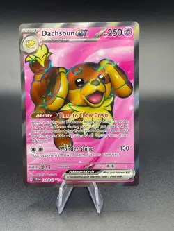 Pokemon TCG Dachsbun EX Ultra Rare Card Stellar Crown Series 160/142 - Image 1