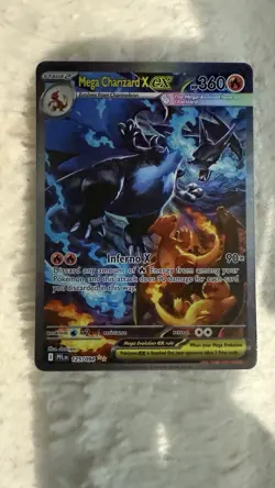 Pokemon TCG Mega Charizard X EX 125/094 Phantasmal Flames pack fresh NM - Image 1