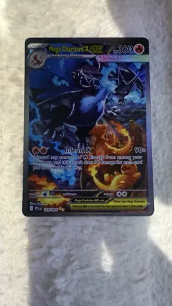 Pokemon TCG Mega Charizard X EX 125/094 Phantasmal Flames pack fresh NM - Image 2