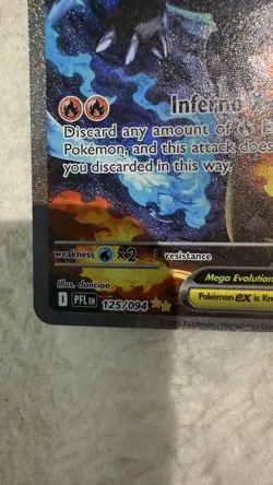 Pokemon TCG Mega Charizard X EX 125/094 Phantasmal Flames pack fresh NM - Image 4