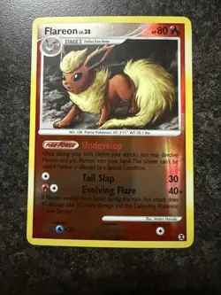 Flareon 19/111 Rising Rivals 2009 Reverse Holo Rare Pokemon Card TCG - Image 1