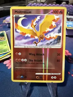 Moltres 36/147 Reverse Holo Rare Platinum Supreme Victors Pokemon Card 2009 NM - Image 1
