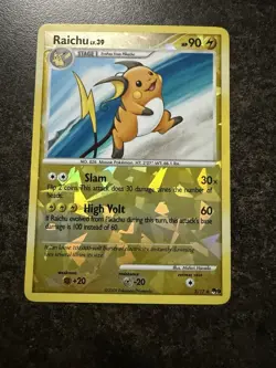 Raichu Rare Reverse Holo POP Series 9 003/017 NM Pokemon TCG - Image 1