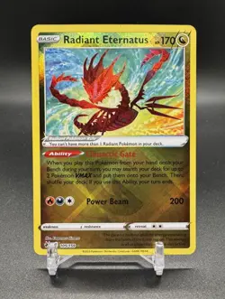 Pokemon TCG Radiant Eternatus Crown Zenith 105/159 Holo Radiant Rare NM/M - Image 1