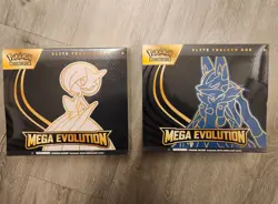 Pokemon Mega Evolution Elite Trainer Box ETB Set of 2 Sealed Brand New - Image 1
