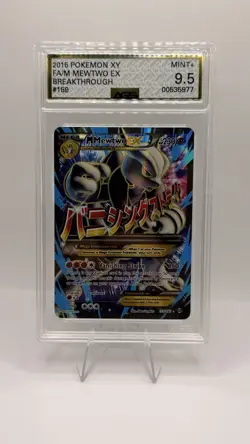 Pokemon TCG Mega-Mewtwo-EX Breakthrough 159/162 Holo Full Art AGS 9.5 - Image 1
