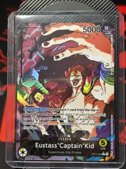 Eustass"Captain"Kid Leader Alt Art One Piece OP10-099 TCG English Card - Image 1