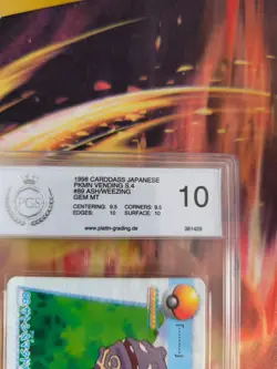 Pokemon Card 89 Weezing Ash Carddass Vending Anime Japanese PSA / PGS 10 - Image 4