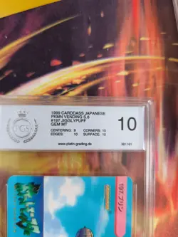 Pokemon Card 197 Jigglypuff Zeppelin Carddass Vending Japanese PSA / PGS 10 - Image 4