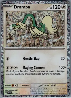 Drampa McDonald's Promos 2024 015/015 Pokemon TCG Card Promo NM - Image 1