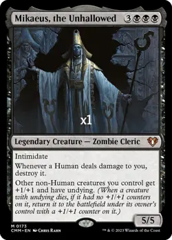 MTG Commander Masters CMM Mikaeus, the Unhallowed MINT - Image 1