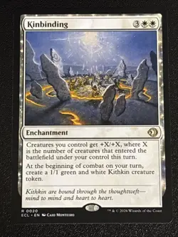 MTG Lorwyn Eclipsed Kinbinding 0020 NM Rare - Image 1