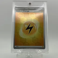 Pokemon Basic Lightning Energy Reverse Holo Sv: Shrouded Fable #4 English - Image 1