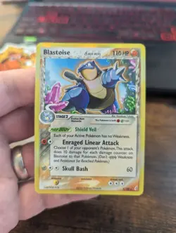 Blastoise 2/100 Reverse Holo CRYSTAL GUARDIANS Light Play Pokemon Card - Image 1