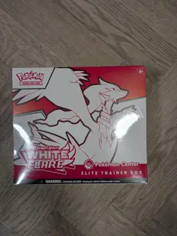 Pokemon TCG White Flare Pokemon Center ETB [Brand New & Sealed, In Hand] - Image 1