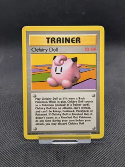 Clefairy Doll 70/102 Rare Base Set Pokemon Card WOTC LP/Played - Image 1