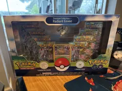 Pokemon TCG: Pokemon GO Premium Collection - Radiant Eevee (8 Packs x 10 Cards) 820650850523 - Image 1