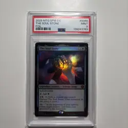 MTG Marvel's Spider-Man The Soul Stone Foil 0066 Mythic PSA 9 - Image 1