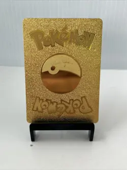 Copperajah VMAX Metal Gold Foil Pokemon Card Fan Art Display Card HP340 - Image 2