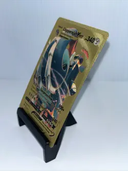 Copperajah VMAX Metal Gold Foil Pokemon Card Fan Art Display Card HP340 - Image 4