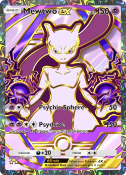 Pokemon TCG Pocket - Mewtwo ex - FULL ART Limited Ex Pack (English) Trade - Image 1