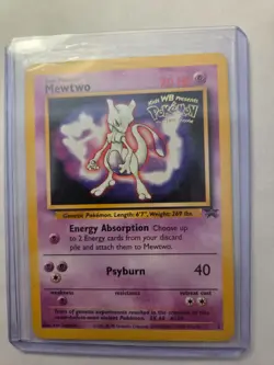 Pokemon Mewtwo TCG Black Star Promos 3 Regular Promo MP-LP - Image 1