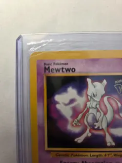 Pokemon Mewtwo TCG Black Star Promos 3 Regular Promo MP-LP - Image 2