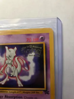 Pokemon Mewtwo TCG Black Star Promos 3 Regular Promo MP-LP - Image 3