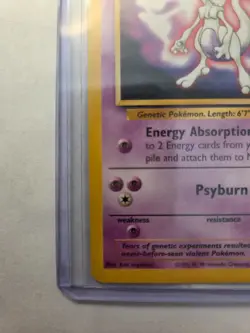 Pokemon Mewtwo TCG Black Star Promos 3 Regular Promo MP-LP - Image 4