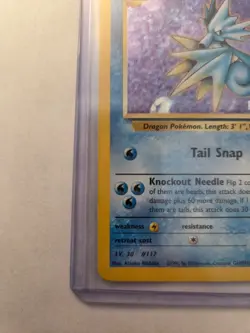 Pokemon TCG Misty's Seadra Holo Rare Gym Heroes Prerelease 9/132 LP - Image 4