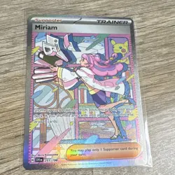 Pokemon Miriam Trainer Special Illustration Rare Full Art Holo SV01 251/198 - Image 1