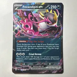 Pokemon TCG Fezandipiti EX 038/064 Shrouded Fable Double Rare Card - Image 1