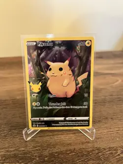 Pokemon TCG Pikachu 05/25 Celebrations 25th Anniversary Card NM - Image 1