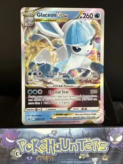Pokemon Card Glaceon VSTAR SWSH197 Black Star Promos STANDARD Rare Near Mint - Image 1