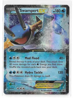 Swampert EX XY55 Black Star Promo XY Pokemon TCG Card LP - Image 1