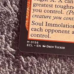 Soul Immolation ECL NM MTG - Image 5