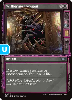 MTG Withering Torment Duskmourn U Instant NM - Image 1